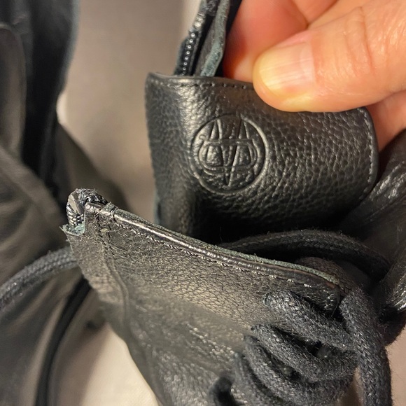 Massimo Dutti black leather combat boots. Size: EU 38 / US 7.5–8 - Picture 9 of 9